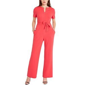 Donna Morgan Womens Jumpsuit, Red
